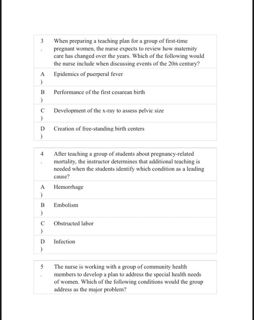 Test Bank Essentials of Maternity, Newborn and Women's Health Nursing 5th Edition by Ricci